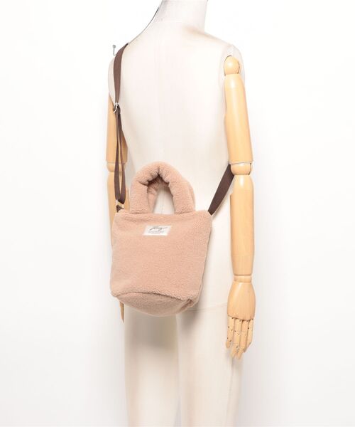 ROXY(ロキシー)の「ROXY SOL AURA MINI BAG 2WAYボアミニショルダーバッグ 【2026年秋冬モデル】(ショルダーバッグ・レディース・ナチュラル/ブルー/ベージュ・FREE)」の6枚目の写真