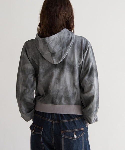 PBLIM(ページボーイリム)の「《UNISEX》タイダイフウZIPパーカー(パーカー・レディース・ブラウン/チャコールグレー・FREE)」の7枚目の写真