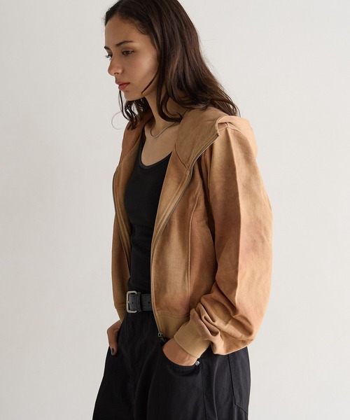 PBLIM(ページボーイリム)の「《UNISEX》タイダイフウZIPパーカー(パーカー・レディース・ブラウン/チャコールグレー・FREE)」の15枚目の写真