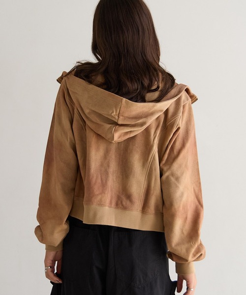 PBLIM(ページボーイリム)の「《UNISEX》タイダイフウZIPパーカー(パーカー・レディース・ブラウン/チャコールグレー・FREE)」の16枚目の写真