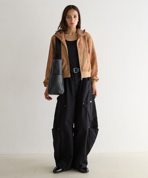 PBLIM(ページボーイリム)の「《UNISEX》タイダイフウZIPパーカー(パーカー・レディース・ブラウン/チャコールグレー・FREE)」の17枚目の写真