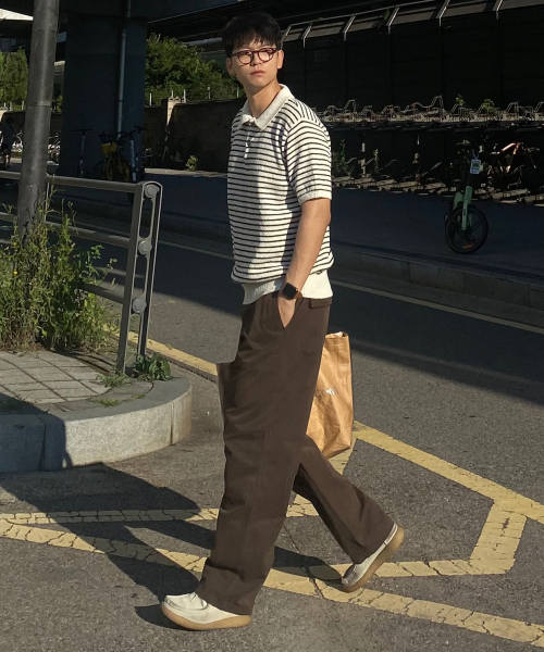 MINDBRIDGE(マインドブリッジ)の「COUTURE コットン100% ファティーグ セミワイド チノパンツ - 2カラー(その他パンツ・メンズ・ブラウン/ベージュ・30/32/34/36/29)」の4枚目の写真