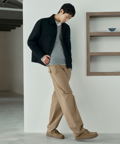 MINDBRIDGE(マインドブリッジ)の「COUTURE コットン100% ファティーグ セミワイド チノパンツ - 2カラー(その他パンツ・メンズ・ブラウン/ベージュ・30/32/34/36/29)」の10枚目の写真