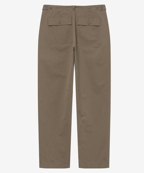 MINDBRIDGE(マインドブリッジ)の「COUTURE コットン100% ファティーグ セミワイド チノパンツ - 2カラー(その他パンツ・メンズ・ブラウン/ベージュ・30/32/34/36/29)」の16枚目の写真