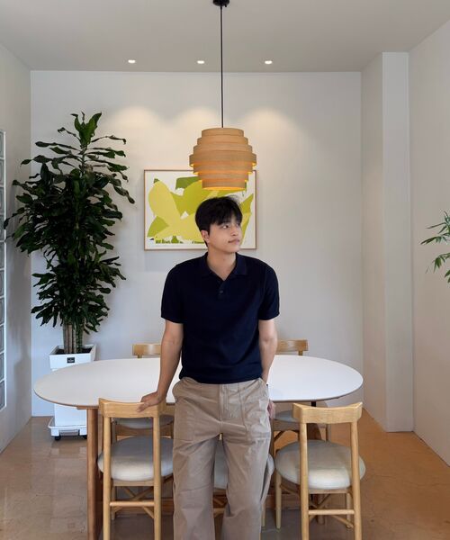 MINDBRIDGE(マインドブリッジ)の「COUTURE コットン100% ファティーグ セミワイド チノパンツ - 2カラー(その他パンツ・メンズ・ブラウン/ベージュ・30/32/34/36/29)」の14枚目の写真