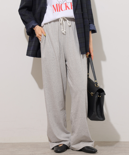 JOURNAL STANDARD relume（ジャーナルスタンダード　レリューム）の「【HOLIDAYS COMFORT/ホリデーズ コンフォート】 ドロストイージーパンツ（その他パンツ・レディース・ライトグレー/ボルドー/ダークパープル/ブラック系その他・FREE）」の2枚目の写真