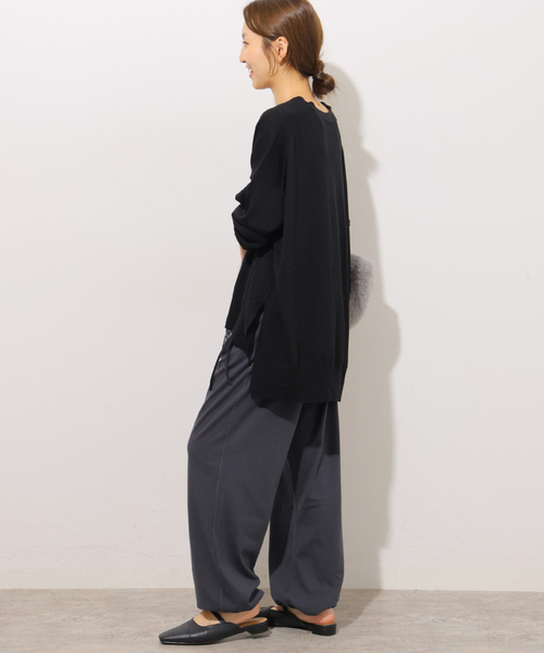 JOURNAL STANDARD relume（ジャーナルスタンダード　レリューム）の「【HOLIDAYS COMFORT/ホリデーズ コンフォート】 ドロストイージーパンツ（その他パンツ・レディース・ライトグレー/ボルドー/ダークパープル/ブラック系その他・FREE）」の21枚目の写真