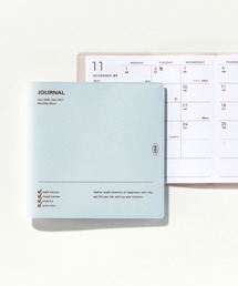 funlog（ファンログ）の「マークス 手帳 2027 スケジュール帳 2026年12月始まり 月間ブロック スクエア105 PVCシンプルカバー/funlog（手帳/メモ帳）」