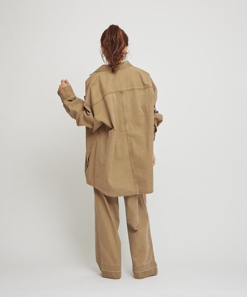 WILLOW（ウィロー）の「【willow】ダックタブ付きパンツ（その他パンツ・レディース・チャコールグレー/ベージュ・ONE SIZE）」の17枚目の写真