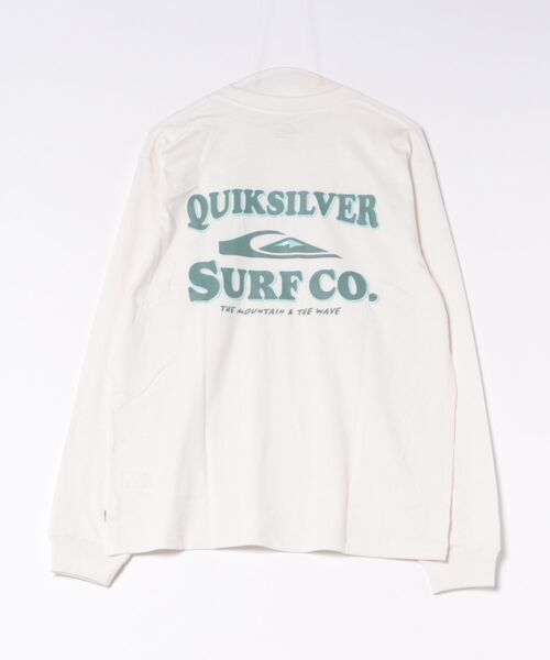 Quiksilver(クイックシルバー)の「QUIKSILVER/クイックシルバー 長袖 Tシャツ ロンT ロゴ バックプリント QLT264006(Tシャツ/カットソー・メンズ・ブラック/ベージュ/ホワイト・L/M)」の4枚目の写真