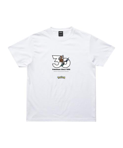 ZOZOSPOT(ゾゾスポット)の「Pokemon 30th Anniversary 1025 T-shirt 「タイプ:ヌル」(Tシャツ/カットソー・レディース・ホワイト・SMALL/MEDIUM/LARGE/X-LARGE/XX-LARGE/XXX-LARGE/100cm/110cm/120cm/130cm/140cm/150cm/160cm)」の1枚目の写真