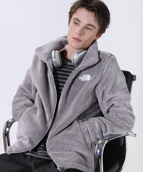 THE NORTH FACE(ザノースフェイス)の「THE NORTH FACE WHITE LABEL 【日本未発売】 フリース ジップアップボアジャケットCOMFY ALPHA FLEECE ZIP UP(ブルゾン・メンズ・ブラック系/ブラウン/アイボリー/グレー/ブラック系1・XL/S/L/M)」の1枚目の写真