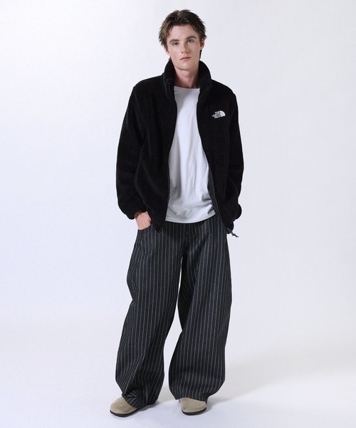 THE NORTH FACE(ザノースフェイス)の「THE NORTH FACE WHITE LABEL 【日本未発売】 フリース ジップアップボアジャケットCOMFY ALPHA FLEECE ZIP UP(ブルゾン・メンズ・ブラック系/ブラウン/アイボリー/グレー/ブラック系1・XL/S/L/M)」の18枚目の写真