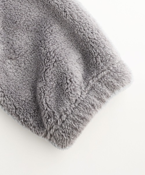 THE NORTH FACE(ザノースフェイス)の「THE NORTH FACE WHITE LABEL 【日本未発売】 フリース ジップアップボアジャケットCOMFY ALPHA FLEECE ZIP UP(ブルゾン・メンズ・ブラック系/ブラウン/アイボリー/グレー/ブラック系1・XL/S/L/M)」の16枚目の写真