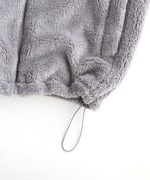 THE NORTH FACE(ザノースフェイス)の「THE NORTH FACE WHITE LABEL 【日本未発売】 フリース ジップアップボアジャケットCOMFY ALPHA FLEECE ZIP UP(ブルゾン・メンズ・ブラック系/ブラウン/アイボリー/グレー/ブラック系1・XL/S/L/M)」の7枚目の写真