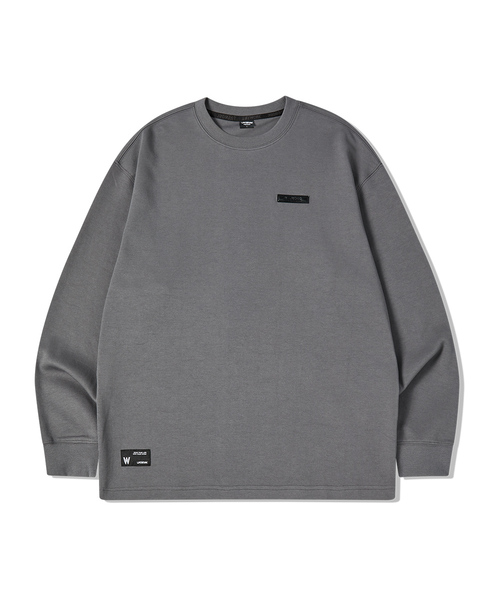 LIFE WORK(ライフワーク)の「レザーポイントワッペン長袖Tシャツ(Tシャツ/カットソー・レディース・ブラック/ホワイト/ダークグレー・MEDIUM/SMALL/LARGE)」の3枚目の写真