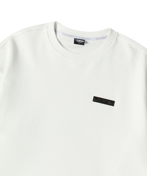 LIFE WORK(ライフワーク)の「レザーポイントワッペン長袖Tシャツ(Tシャツ/カットソー・レディース・ブラック/ホワイト/ダークグレー・MEDIUM/SMALL/LARGE)」の5枚目の写真