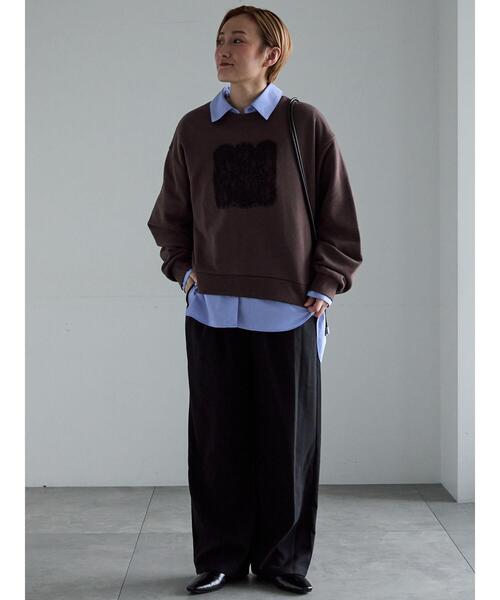 Te chichi(テチチ)の「イージーワイドパンツ(その他パンツ・レディース・チャコールグレー/ベージュ/ブラック・F)」の21枚目の写真
