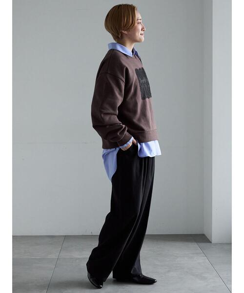 Te chichi(テチチ)の「イージーワイドパンツ(その他パンツ・レディース・チャコールグレー/ベージュ/ブラック・F)」の22枚目の写真