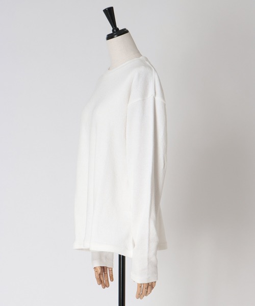 DRESSLAVE(ドレスレイブ)の「airy soft jersey crew neck pull(Tシャツ/カットソー・レディース・ホワイト/ベージュ・38)」の15枚目の写真