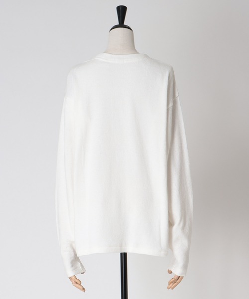 DRESSLAVE(ドレスレイブ)の「airy soft jersey crew neck pull(Tシャツ/カットソー・レディース・ホワイト/ベージュ・38)」の16枚目の写真