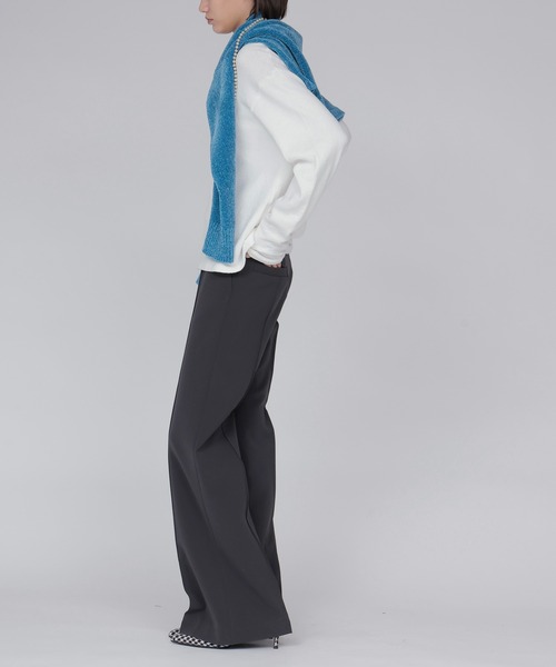 DRESSLAVE(ドレスレイブ)の「airy soft jersey crew neck pull(Tシャツ/カットソー・レディース・ホワイト/ベージュ・38)」の5枚目の写真