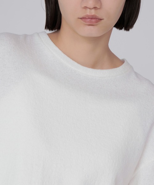 DRESSLAVE(ドレスレイブ)の「airy soft jersey crew neck pull(Tシャツ/カットソー・レディース・ホワイト/ベージュ・38)」の10枚目の写真