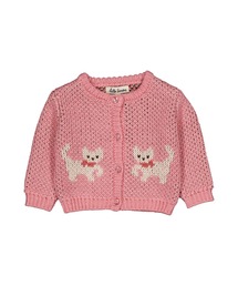 hello Simone（ハローシモーヌ）の「Jeannette baby cardigan Kitty Pale Rose（ニットキャップ/ビーニー）」