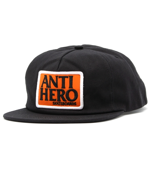 ANTI HERO(アンタイヒーロー)の「ANTI HERO / ReservePatch(キャップ・メンズ・ブラック・ONE SIZE)」の1枚目の写真