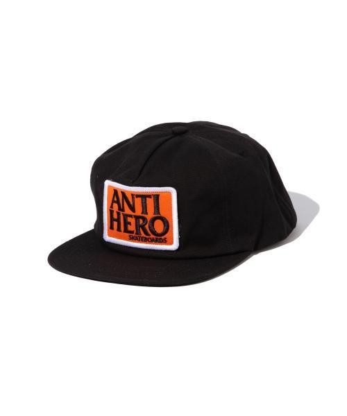 ANTI HERO(アンタイヒーロー)の「ANTI HERO / ReservePatch(キャップ・メンズ・ブラック・ONE SIZE)」の2枚目の写真