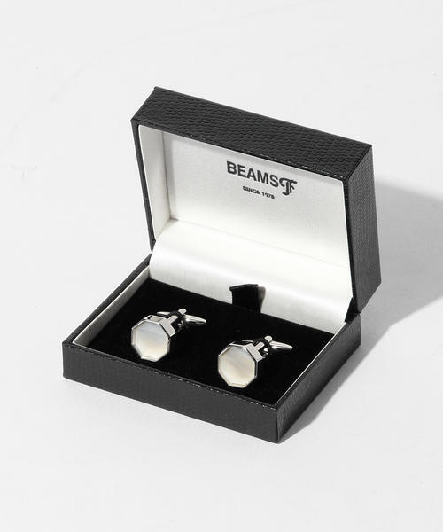 BEAMS F（ビームスエフ）の「ElizabethParker / オクタゴンカフリンクス（カフリンクス・メンズ・ブルー/ブラック/ホワイト・ONE SIZE）」の10枚目の写真