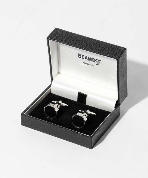 BEAMS F（ビームスエフ）の「ElizabethParker / オクタゴンカフリンクス（カフリンクス・メンズ・ブルー/ブラック/ホワイト・ONE SIZE）」の7枚目の写真
