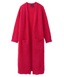 X-girl | MOHAIR KNIT LONG CARDIGAN /ニット/コーディガン/カーディガン/ロング丈/ふわふわ/シンプル(カーディガン/ボレロ)