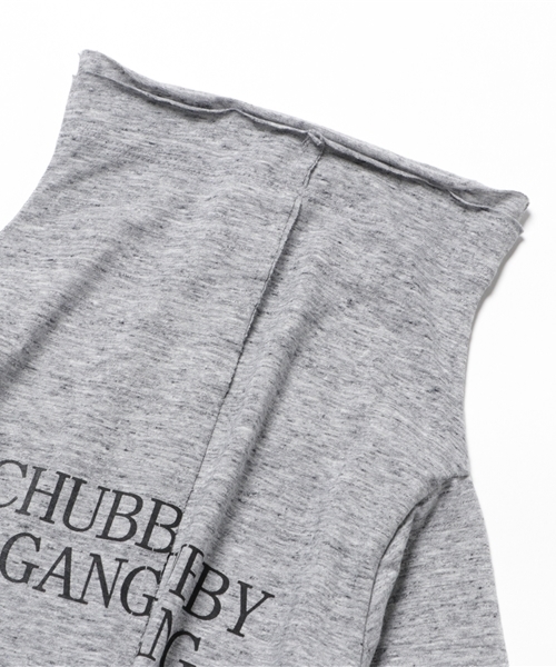 CHUBBYGANG（チャビーギャング）の「フロントステッチハイネックロングTシャツ（Tシャツ/カットソー・キッズ・ブラック/ライトグレー/ホワイト・140/150/120/110/130/160/100）」の5枚目の写真