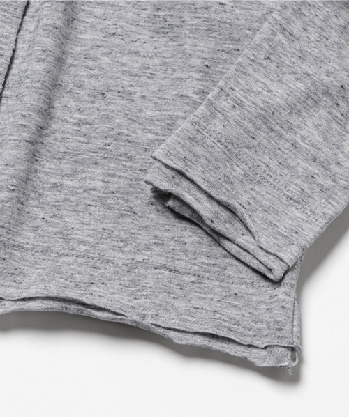 CHUBBYGANG（チャビーギャング）の「フロントステッチハイネックロングTシャツ（Tシャツ/カットソー・キッズ・ブラック/ライトグレー/ホワイト・140/150/120/110/130/160/100）」の6枚目の写真