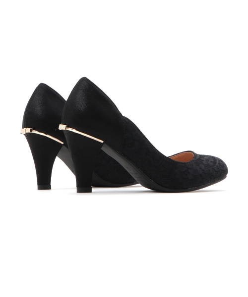 ORiental TRaffic(オリエンタルトラフィック)の「秋冬★切替バックリボンパンプス★6318(パンプス・レディース・ゴールド/グレー/ブラック・38/41/36/37/35/34/39/40/42)」の6枚目の写真