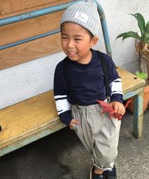 coen | 【coen kids】フットボールTシャツ（100～150cm)(Tシャツ/カットソー)