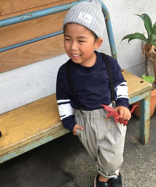 coen（コーエン）の「【coen kids】フットボールTシャツ（100～150cm)（Tシャツ/カットソー・キッズ・オフホワイト/ネイビー・140/150/100/110/120/130）」の2枚目の写真