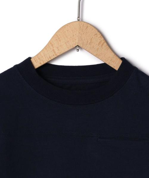 coen（コーエン）の「【coen kids】フットボールTシャツ（100～150cm)（Tシャツ/カットソー・キッズ・オフホワイト/ネイビー・140/150/100/110/120/130）」の12枚目の写真