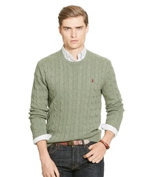 POLO RALPH LAUREN | ケーブルニット コットン セーター(ニット/セーター)