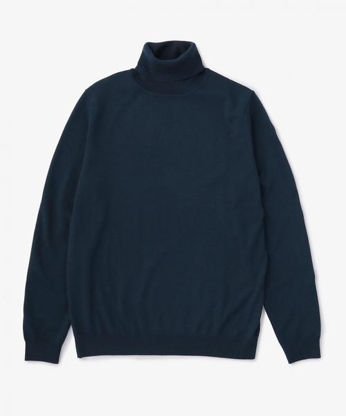 UNITED ARROWS（ユナイテッドアローズ）の「USET ハイゲージ タートルネック◆（ニット/セーター・メンズ・ロイヤルブルー/ベージュ/ブラック/ネイビー/ダークグレー・X-SMALL/LARGE/MEDIUM/SMALL/XX-LARGE/X-LARGE）」の5枚目の写真