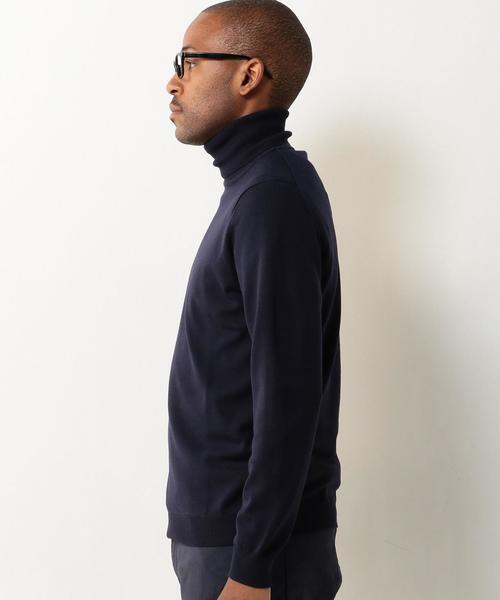 UNITED ARROWS（ユナイテッドアローズ）の「USET ハイゲージ タートルネック◆（ニット/セーター・メンズ・ロイヤルブルー/ベージュ/ブラック/ネイビー/ダークグレー・X-SMALL/LARGE/MEDIUM/SMALL/XX-LARGE/X-LARGE）」の18枚目の写真