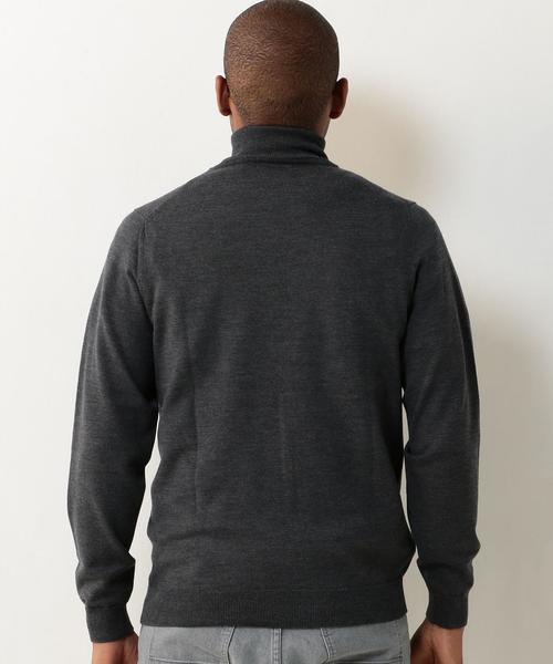 UNITED ARROWS（ユナイテッドアローズ）の「USET ハイゲージ タートルネック◆（ニット/セーター・メンズ・ロイヤルブルー/ベージュ/ブラック/ネイビー/ダークグレー・X-SMALL/LARGE/MEDIUM/SMALL/XX-LARGE/X-LARGE）」の16枚目の写真