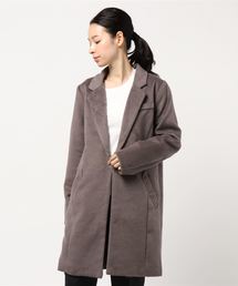 KOBE LETTUCE | [ロング丈/ミディアム丈][M/Lサイズ]着丈とサイズが選べる！フェイクウールチェスターコート＊レディースアウター/神戸レタス[K544](チェスターコート)