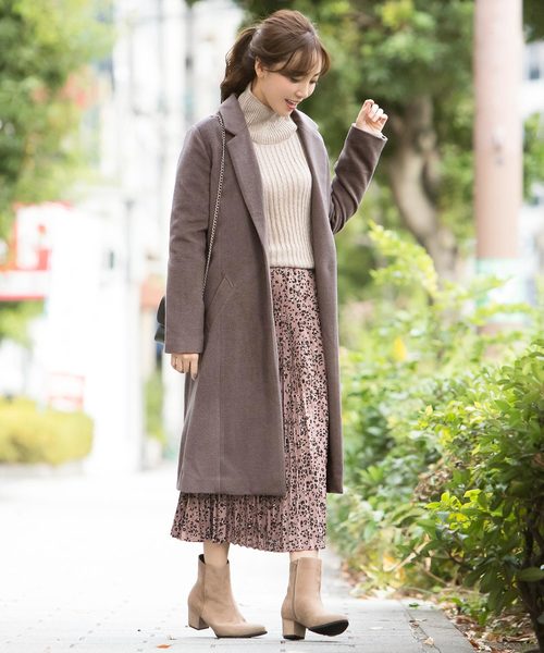 KOBE LETTUCE（コウベレタス）の「フェイクウールチェスターコート（チェスターコート・レディース・ベージュ系その他2/ブルー系その他/グレー系その他4/グレー系その他5/イエロー系その他2/ブラック系その他/グレー系その他6/ベージュ系その他/ブラック系その他2/グレー系その他/ブラック系その他3/ベージュ/ブラック/グレー/ブラウン系その他3/ブラウン系その他2/グレー系その他2/ブラウン系その他/ネイビー/キャメル/チャコールグレー/ホワイト系その他2/ホワイト系その他/ブルー系その他3/ピンク系その他2/ブルー系その他2/ピンク系その他/ブルー系その他5/ブルー系その他4/ブラウン系その他4/モカ・ONE SIZE/L/M）」の18枚目の写真