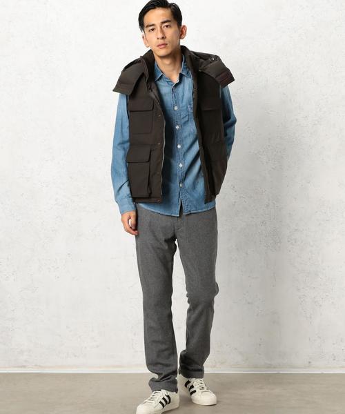 green label relaxing（グリーンレーベルリラクシング）の「[バリス] BC BALLIS STRC/FLAN NOP パンツ◆（その他パンツ・メンズ・ネイビー/グレー/ダークグレー・X-LARGE/LARGE/X-SMALL/MEDIUM/SMALL/XX-LARGE）」の15枚目の写真