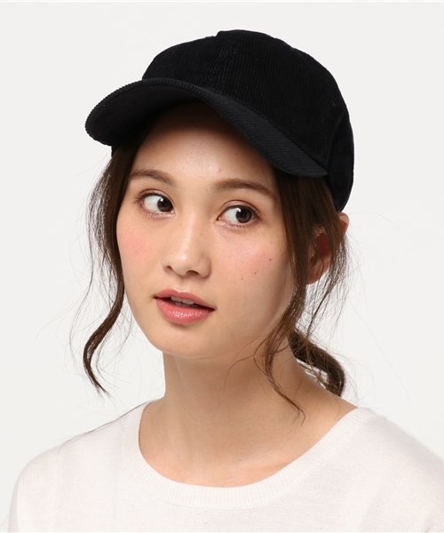 newhattan(ニューハッタン)の「NEW HATTAN コーデュロイCAP キャップ(キャップ・レディース・ダークブラウン/アイボリー/ブラック/ベージュ/ネイビー・FREE)」の1枚目の写真