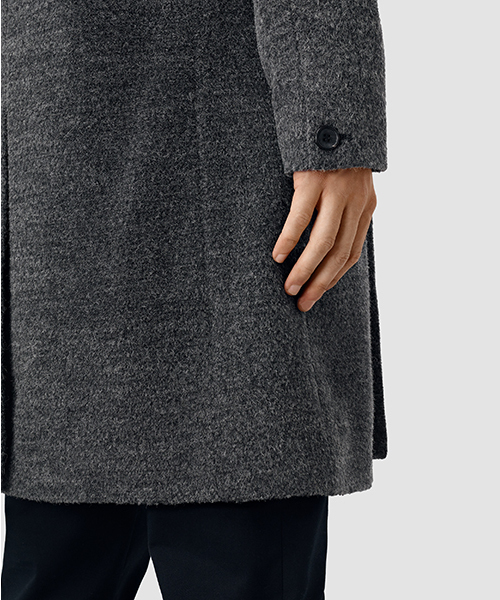 期間限定値下げ】ALLSAINTS グレー ダブルブレスト チェスターコート