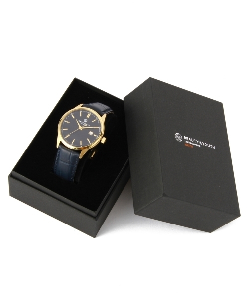 BEAUTY&YOUTH UNITED ARROWS（ビューティーアンドユースユナイテッドアローズ）の「BY プレーン レザーベルト（アナログ腕時計・メンズ・ホワイト/オフホワイト/ブラック/ネイビー・フリー）」の17枚目の写真