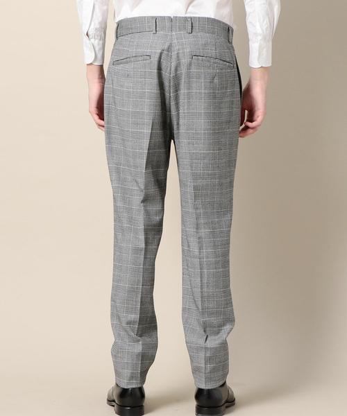 BEAUTY&YOUTH UNITED ARROWS（ビューティーアンドユースユナイテッドアローズ）の「BY Dress グレンチェック 1P パンツ-LOAFER ◆（スーツパンツ・メンズ・グレー・48/46/44/50）」の2枚目の写真